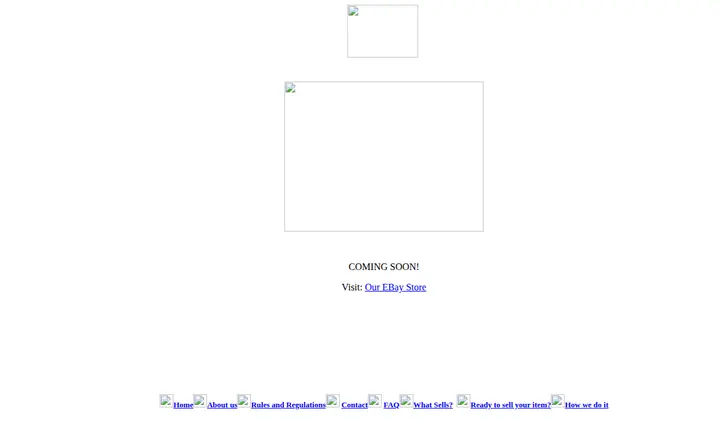 The eBay Auctioneers homepage, captured in 2004